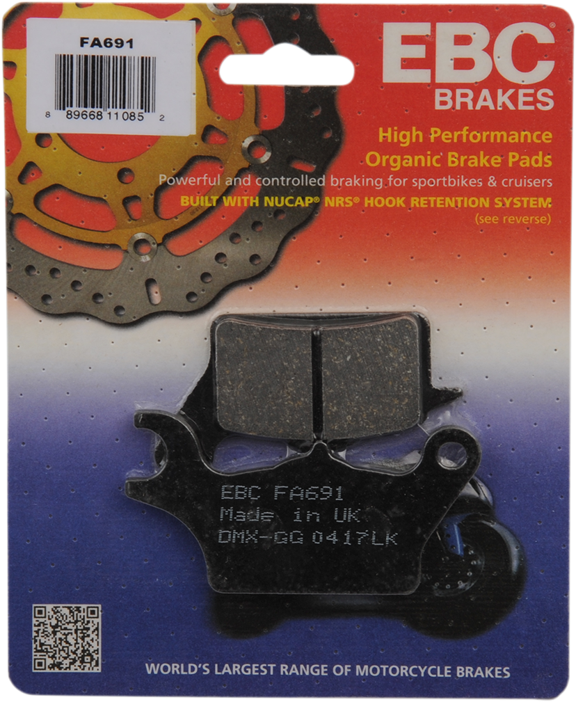 EBC - FA691 - Organic Brake Pads