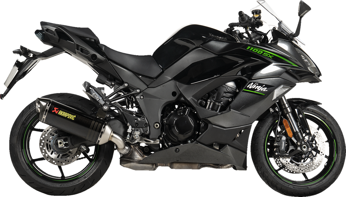 Akrapovic - S-K10SO32-HRC - Slip-On Line Muffler - Carbon Fiber - Kawasaki Ninja 1000 SX & Ninja 1100 SX