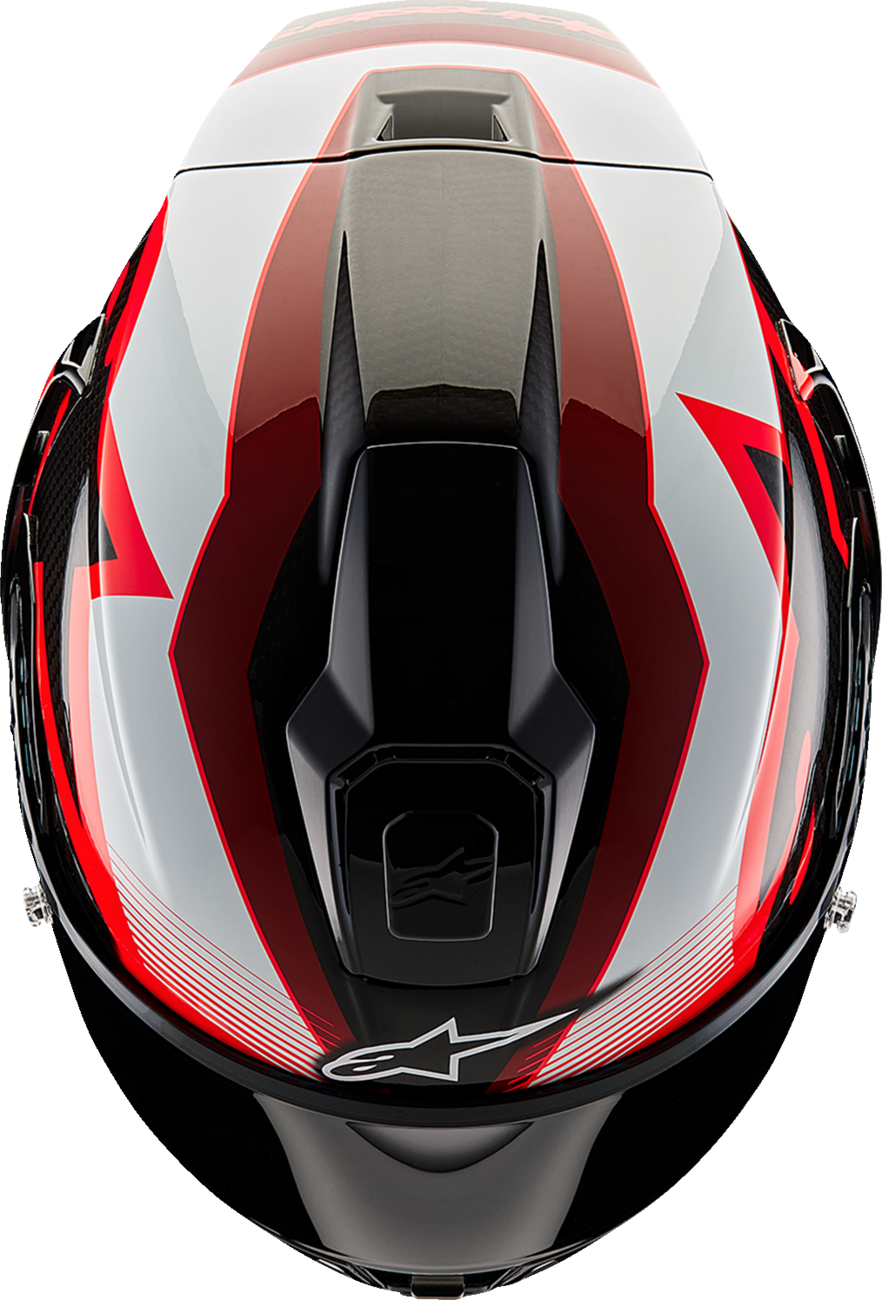Alpinestars - Supertech R10 Helmet - Team - Black/Carbon Red/Gloss White