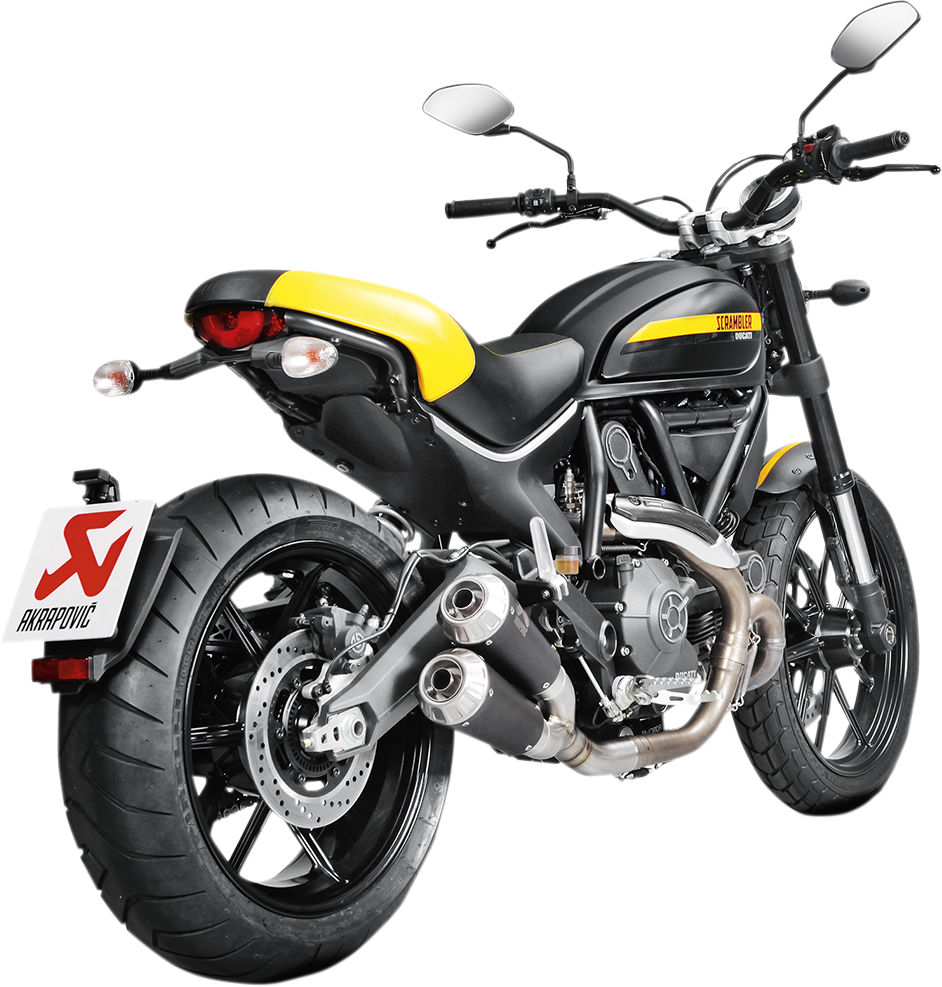 Akrapovic - S-D8SO4-CUBTBL/1 - Ducati Scrambler Titanium Muffler