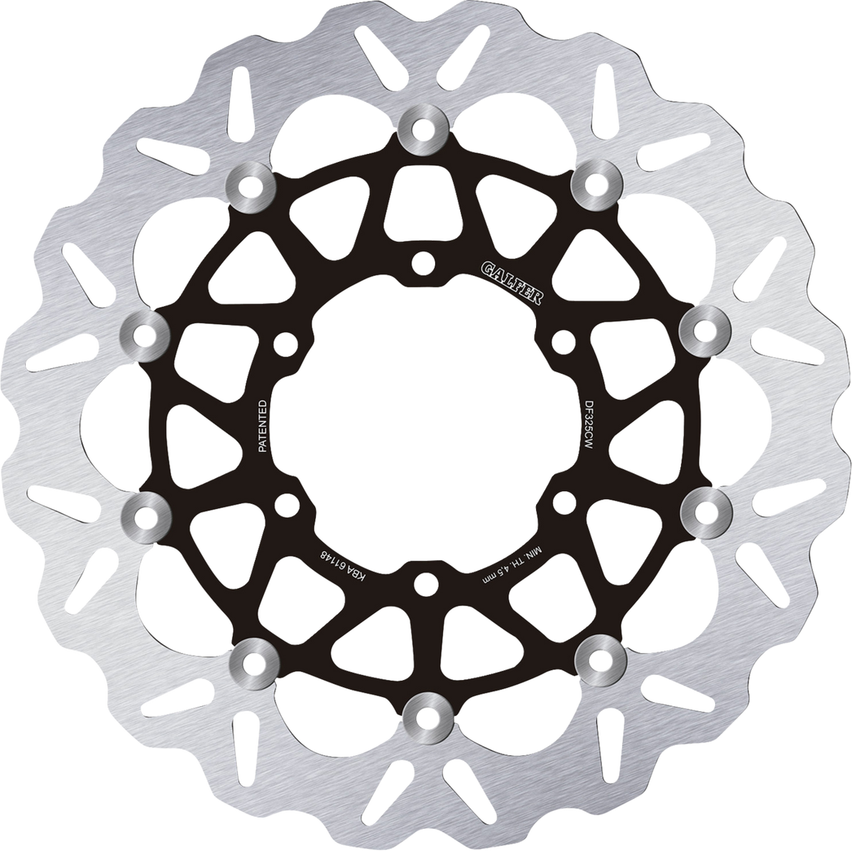 Galfer - DF325CW - DISC W FLOATING COMPLETE (C. ALU.) 320X5MM