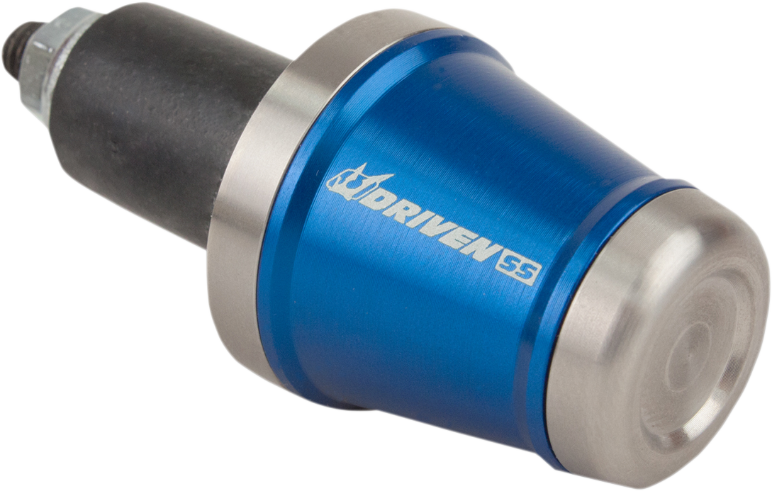 Driven Racing - DBEW-SS-BL - Stainless Steel Handlebar End Weight - Blue