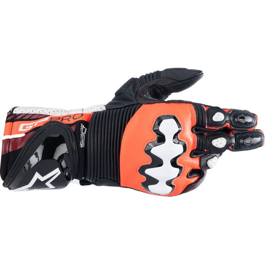 Alpinestars - GP Pro R4 Gloves - Black/Fluo Red/White