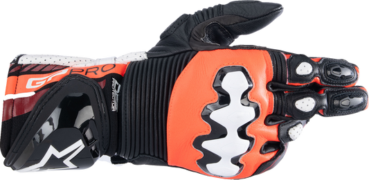 Alpinestars - GP Pro R4 Gloves - Black/Fluo Red/White