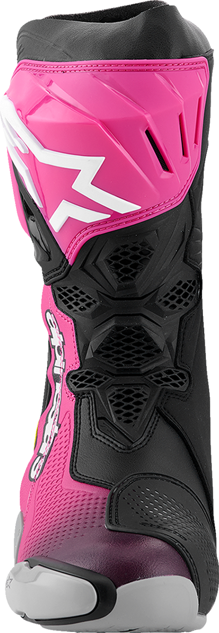 Alpinestars - Supertech R Boots - Black/Magenta/White/Yellow