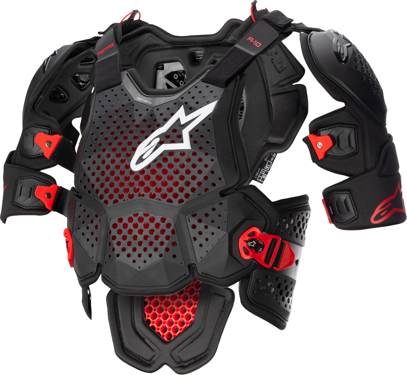 Alpinestars - A-10 v2 Full Roost Guard - Black/Red