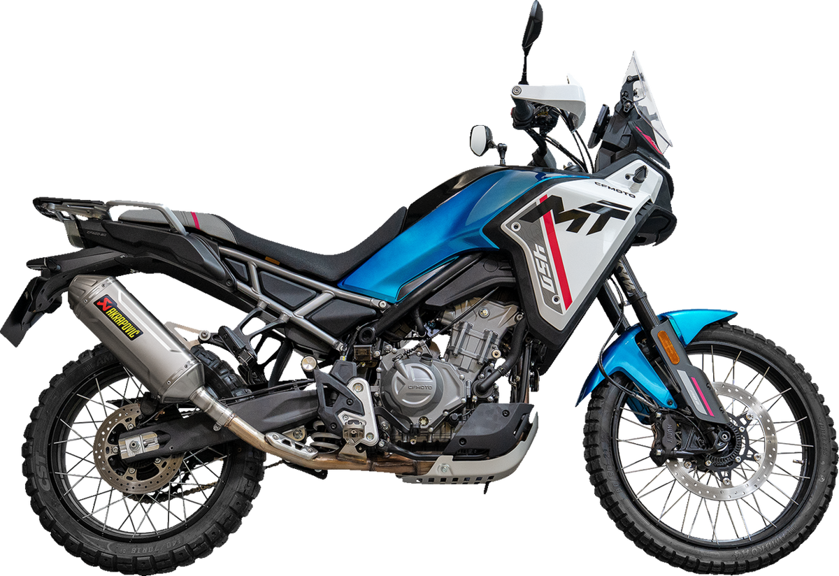 Akrapovic - S-CF4SO2-HFTT - Slip-On Line Muffler - Titanium - CFMOTO 450 MT/IBEX 450