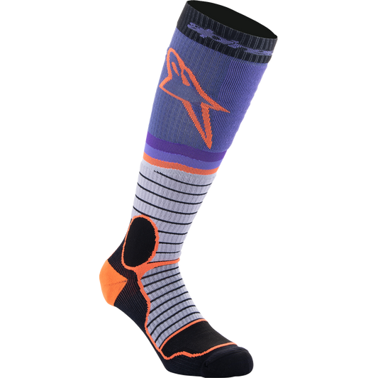 Alpinestars - MX Pro Socks - Black/Gray/Purple/Orange