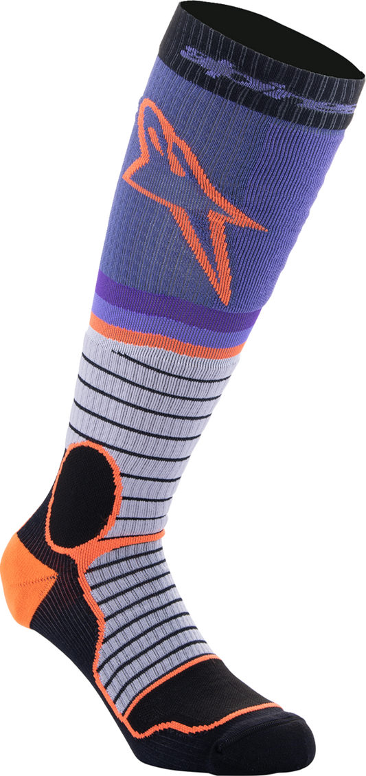 Alpinestars - MX Pro Socks - Black/Gray/Purple/Orange