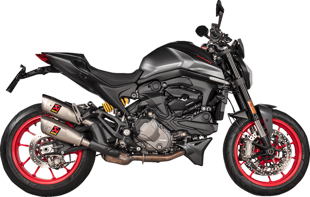 Akrapovic - S-D9SO17-HCQT - Slip-On Line Muffler - Titanium