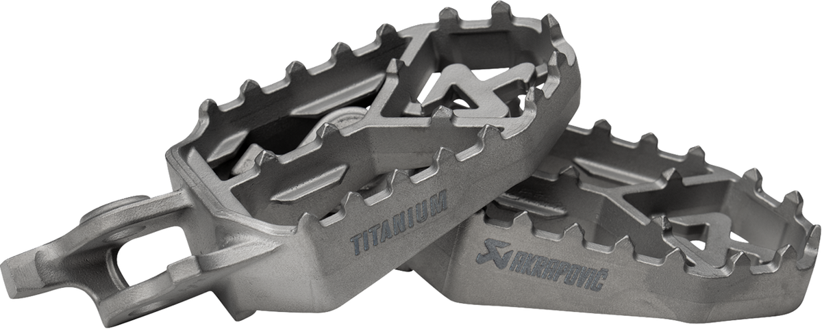 Akrapovic - F-H11T1 - Adventure Foot Pegs - Titanium - Honda