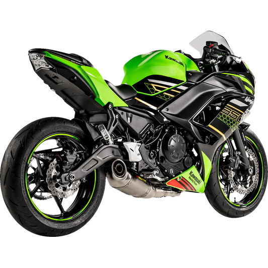 Akrapovic - S-K6R13-AFCRT/1 - Racing Line Exhaust System - Titanium - Kawasaki Ninja 650