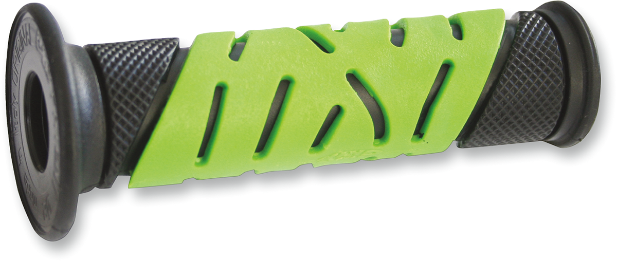 Pro Grip - 719 Dual Density Sportbike Grips - Open Ends - Black/Green