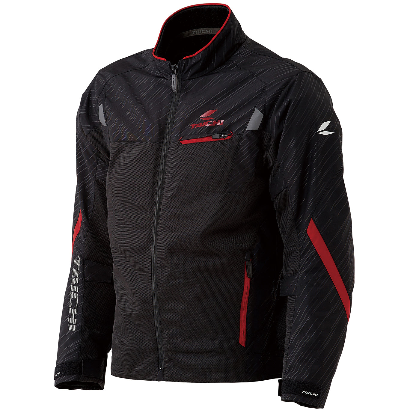 RS Taichi - TORQUE MESH JACKET BLACK/RED RSJ331