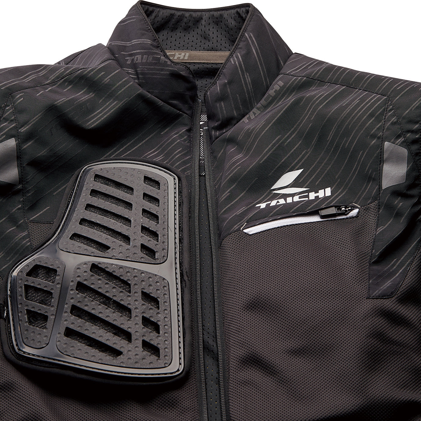 RS Taichi - TORQUE MESH JACKET BLACK/RED RSJ331