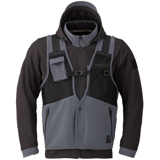 RS Taichi - OVERLAP MESH PARKA RSJ347