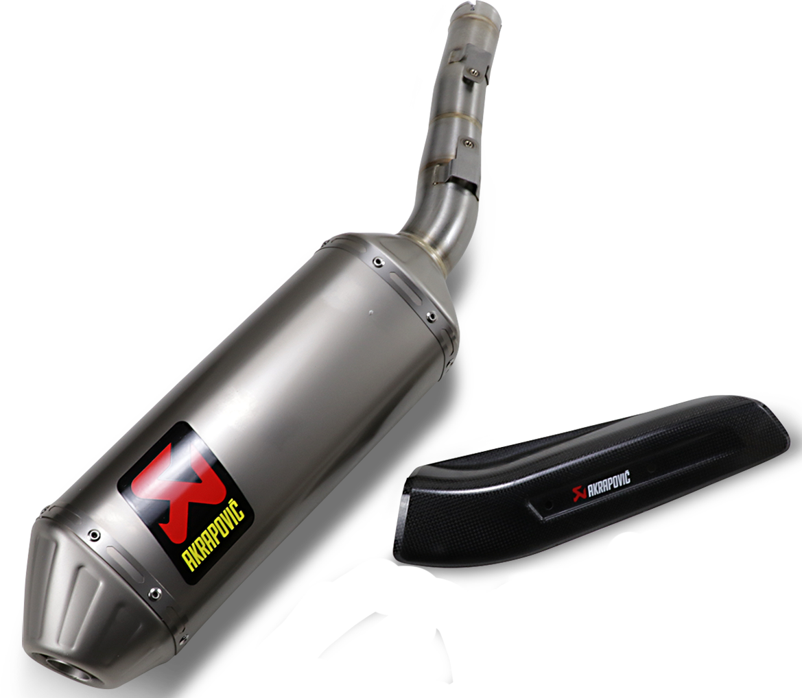 Akrapovic - S-Y7SO2-HFTT - Slip-On Line Muffler - Titanium - Ténéré 700