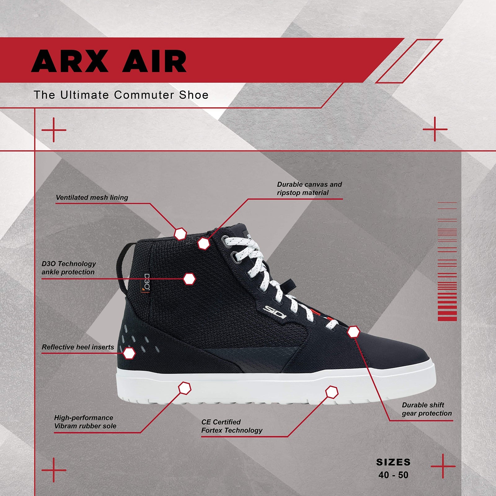 Hアルカディアス シク Sidi - ARX Air Riding Shoes - CASTAIN/BRONZE – trackaddix