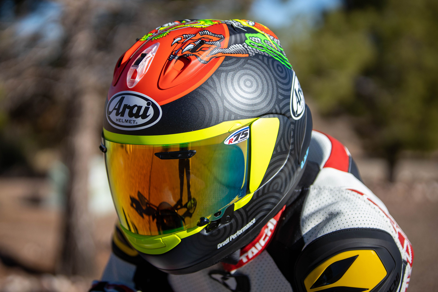 Arai Helmets - Corsair-X Helmet - Tatsuki - Frost