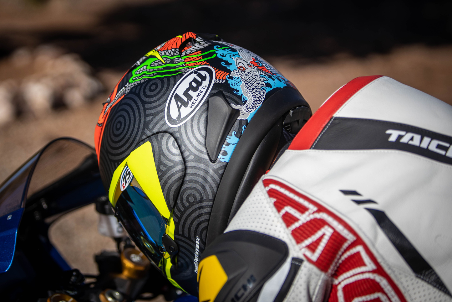 Arai Helmets - Corsair-X Helmet - Tatsuki - Frost