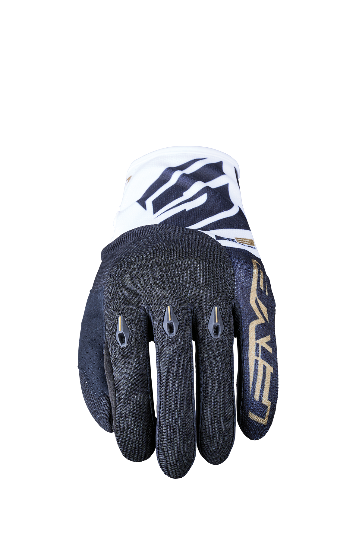 FIVE GLOVES - E3 EVO - WHITE/BLACK GOLD