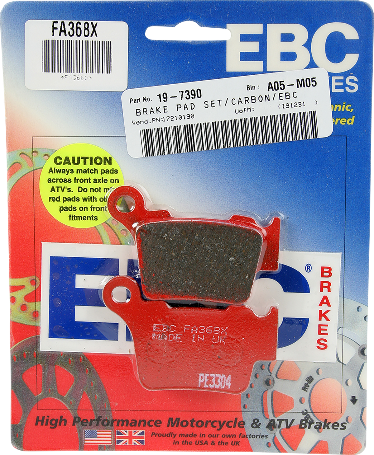 EBC - FA368X - Sport Carbon Brake Pads