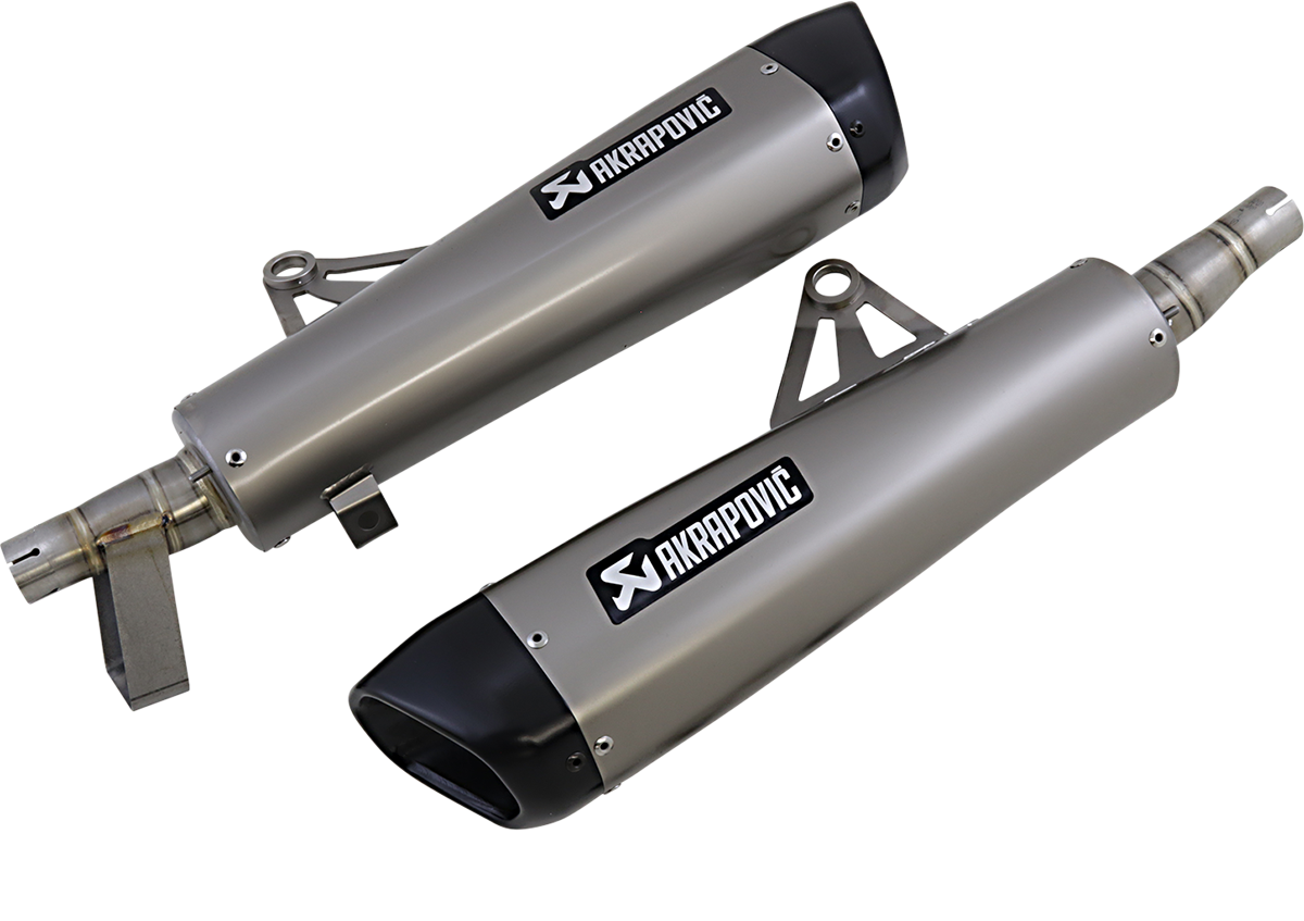 Akrapovic - S-T12SO4-HCQT - Titanium Mufflers