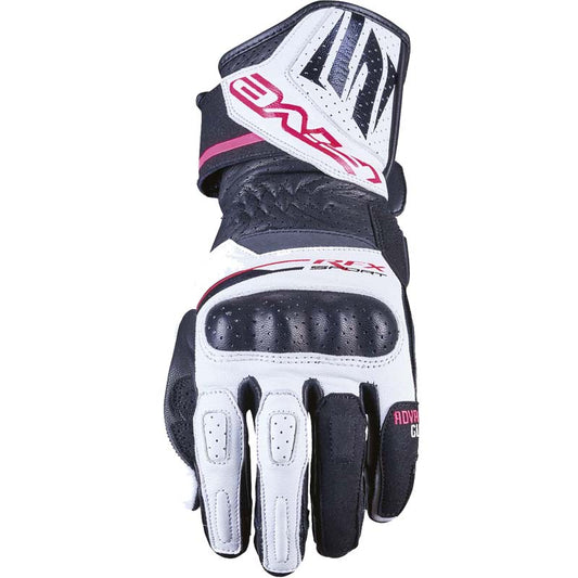 FIVE GLOVES - RFX SPORT WOMAN - WHITE/FLUO PINK