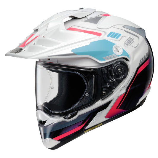 SHOEI - Hornet X2 Invigorate - WHITE/PINK/LTBLUE (TC7)