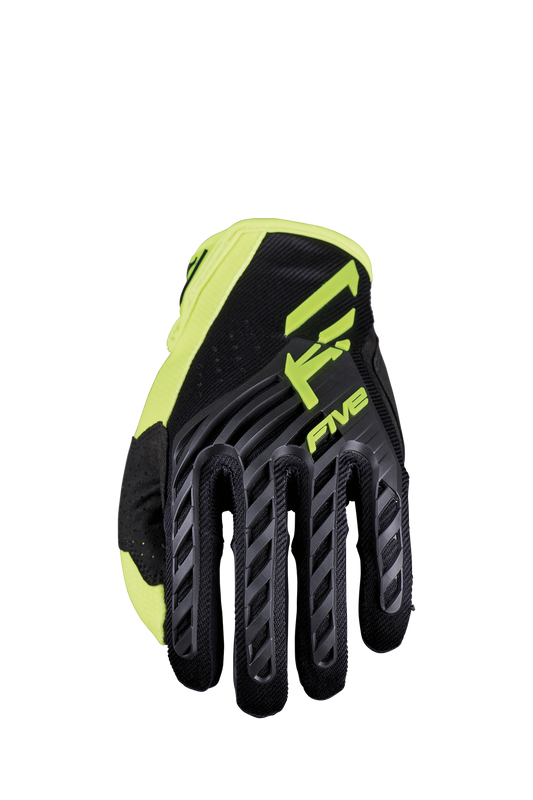 FIVE GLOVES - MXF3 EVO - BLACK/FLUO YELLOW