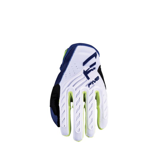 FIVE GLOVES - MXF3 EVO - NAVY/WHITE/FLUO YELLOW