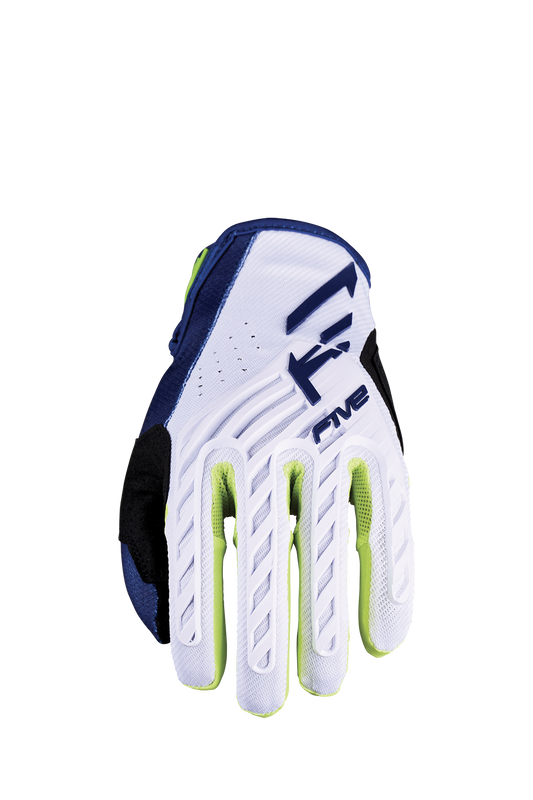 FIVE GLOVES - MXF3 EVO YOUTH - NAVY/WHITE/FLUO YELLOW