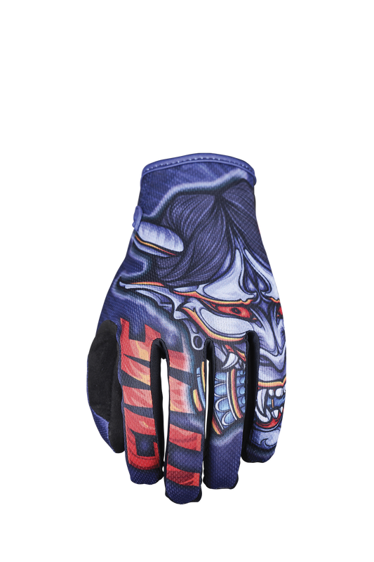 FIVE GLOVES - MXF4 - DEMON Midnight BLUE/Red