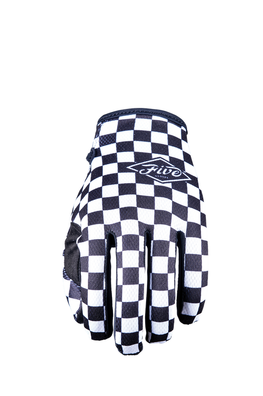 FIVE GLOVES - MXF4 - FLAT TRACK BLACK/WHITE