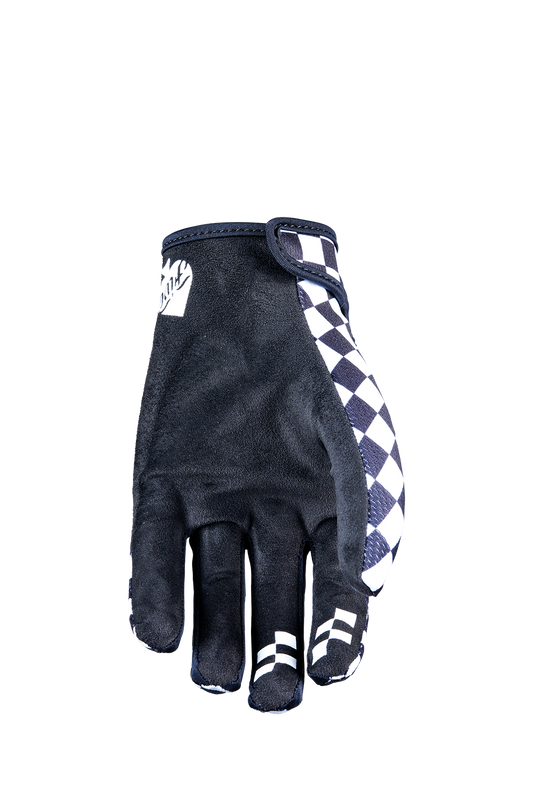 FIVE GLOVES - MXF4 - FLAT TRACK BLACK/WHITE