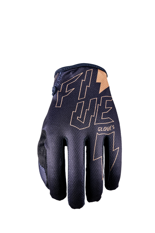 FIVE GLOVES - MXF4 - THUNDERBOLT BLACK/GOLD