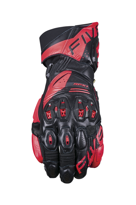 FIVE GLOVES - RFX1 EVO - BLACK/FLUO RED