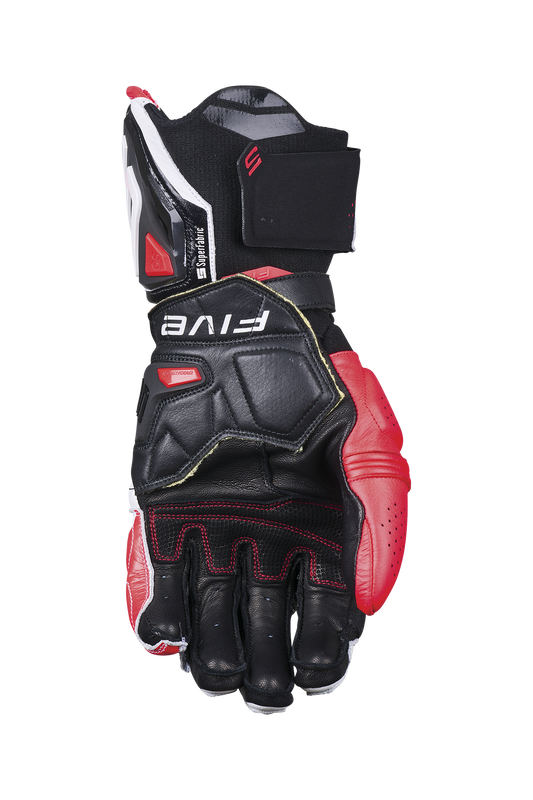 FIVE GLOVES - RFX1 EVO - WHITE/FLUO RED