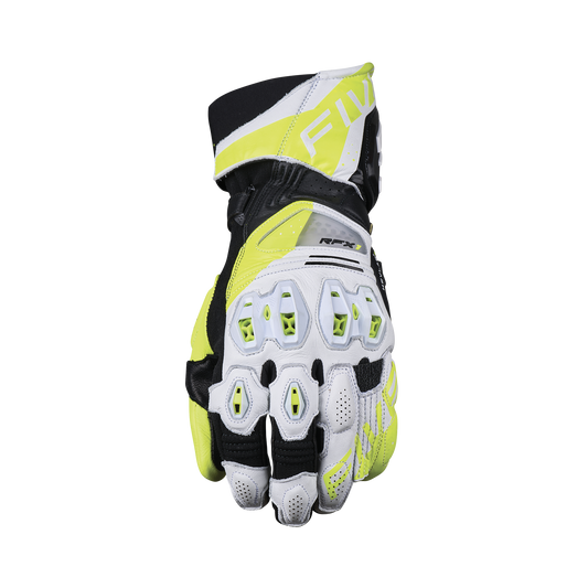FIVE GLOVES - RFX1 EVO - WHITE/FLUO YELLOW