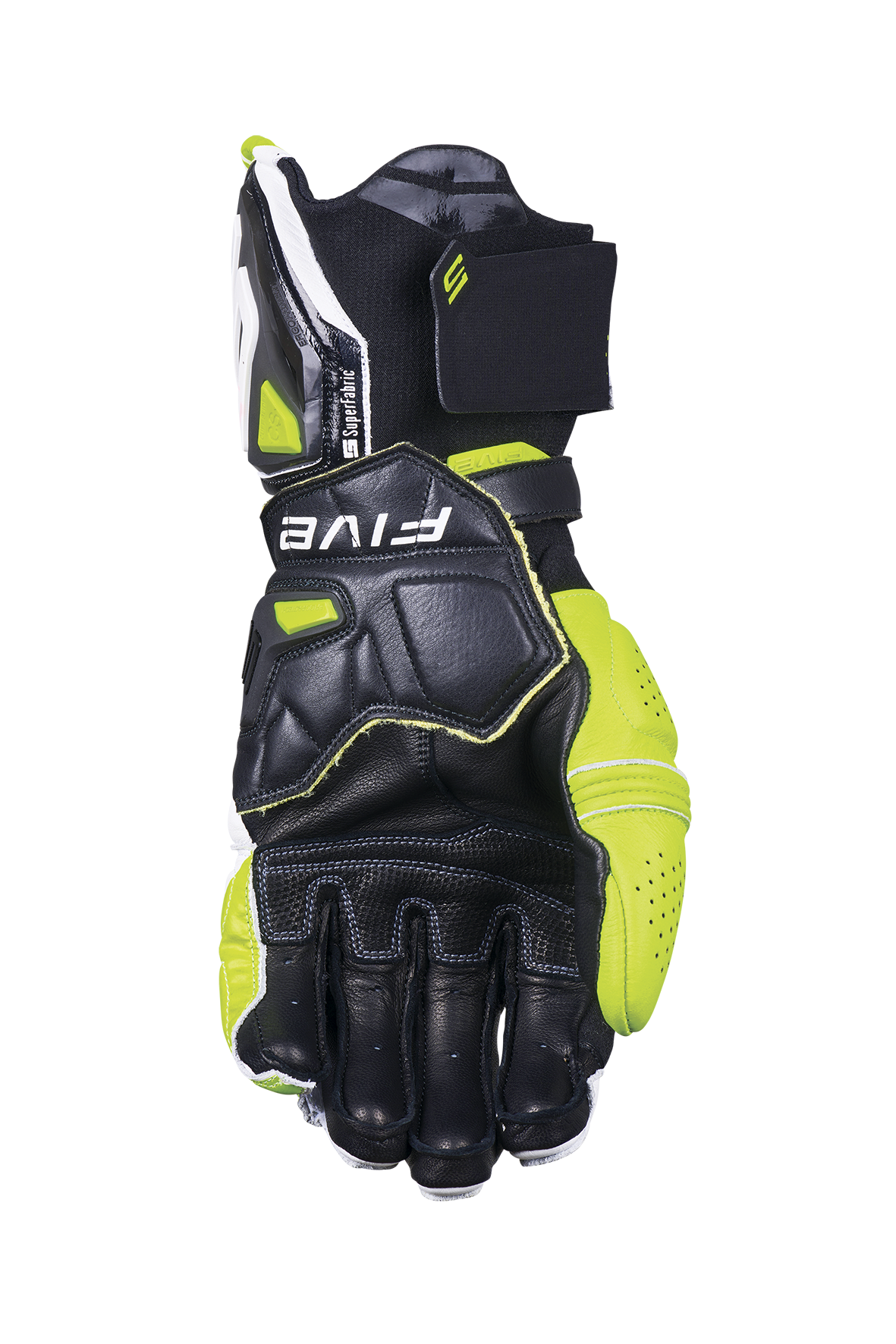FIVE GLOVES - RFX1 EVO - WHITE/FLUO YELLOW