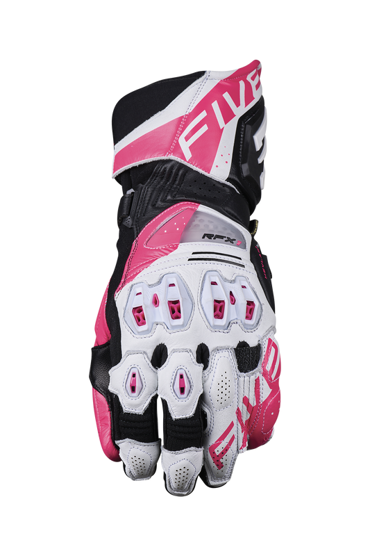 FIVE GLOVES - RFX1 EVO WOMAN - WHITE/FLUO PINK