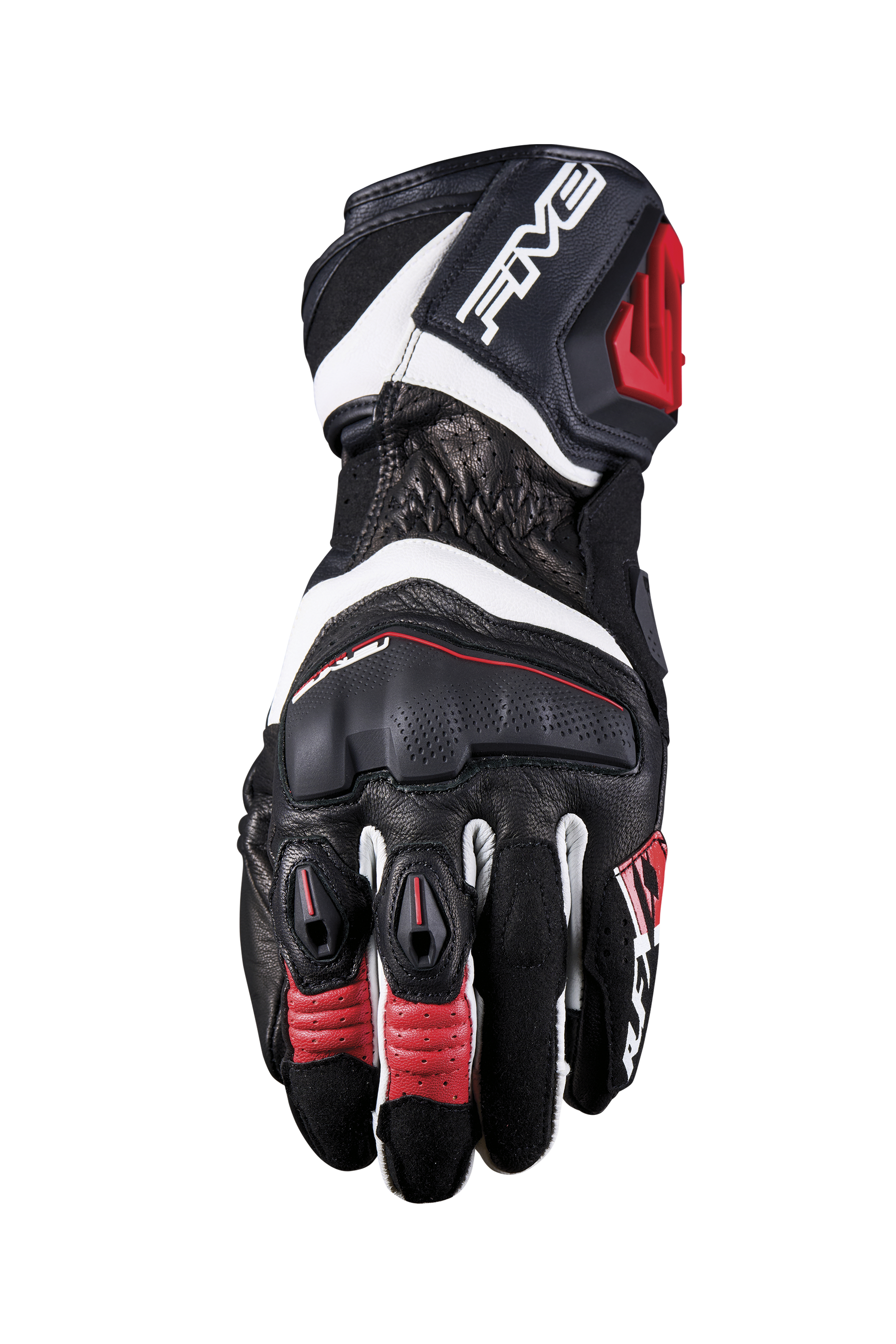 FIVE GLOVES - RFX4 EVO - BLACK/WHITE/RED – trackaddix