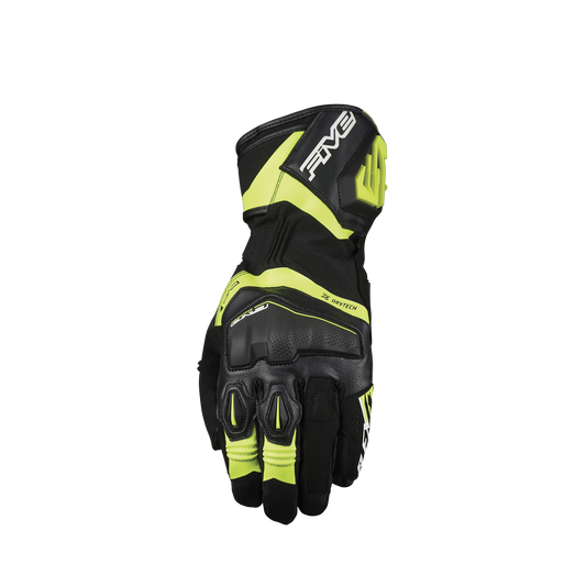 FIVE GLOVES - RFX4 EVO WP - BLACK/FLUO YELLOW