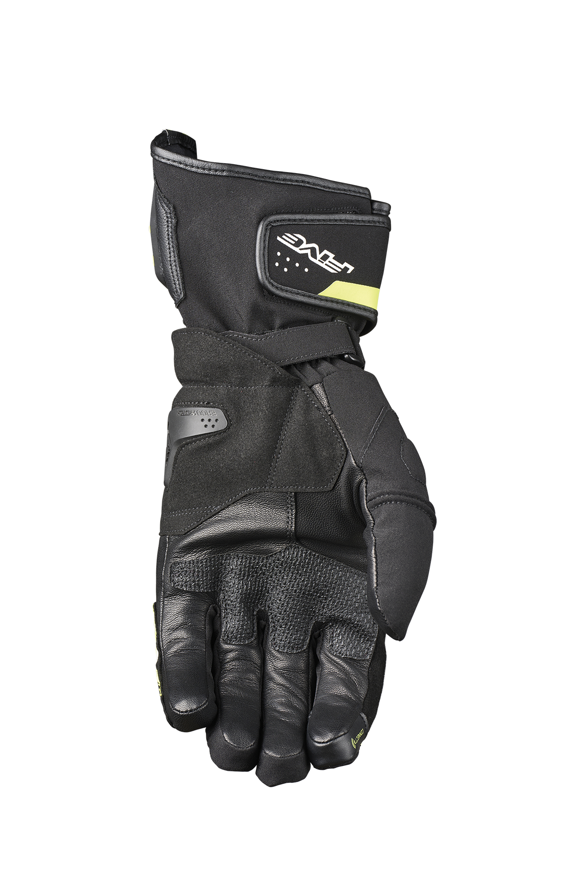 FIVE GLOVES - RFX4 EVO WP - BLACK/FLUO YELLOW
