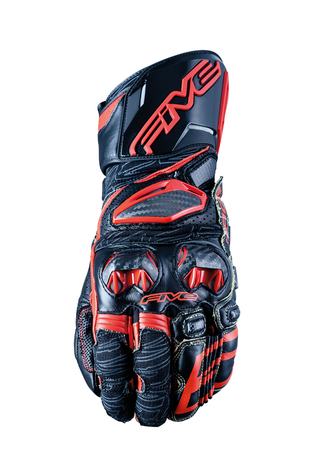 01170118 - FIVE GLOVES - RFX RACE - BLACK/RED