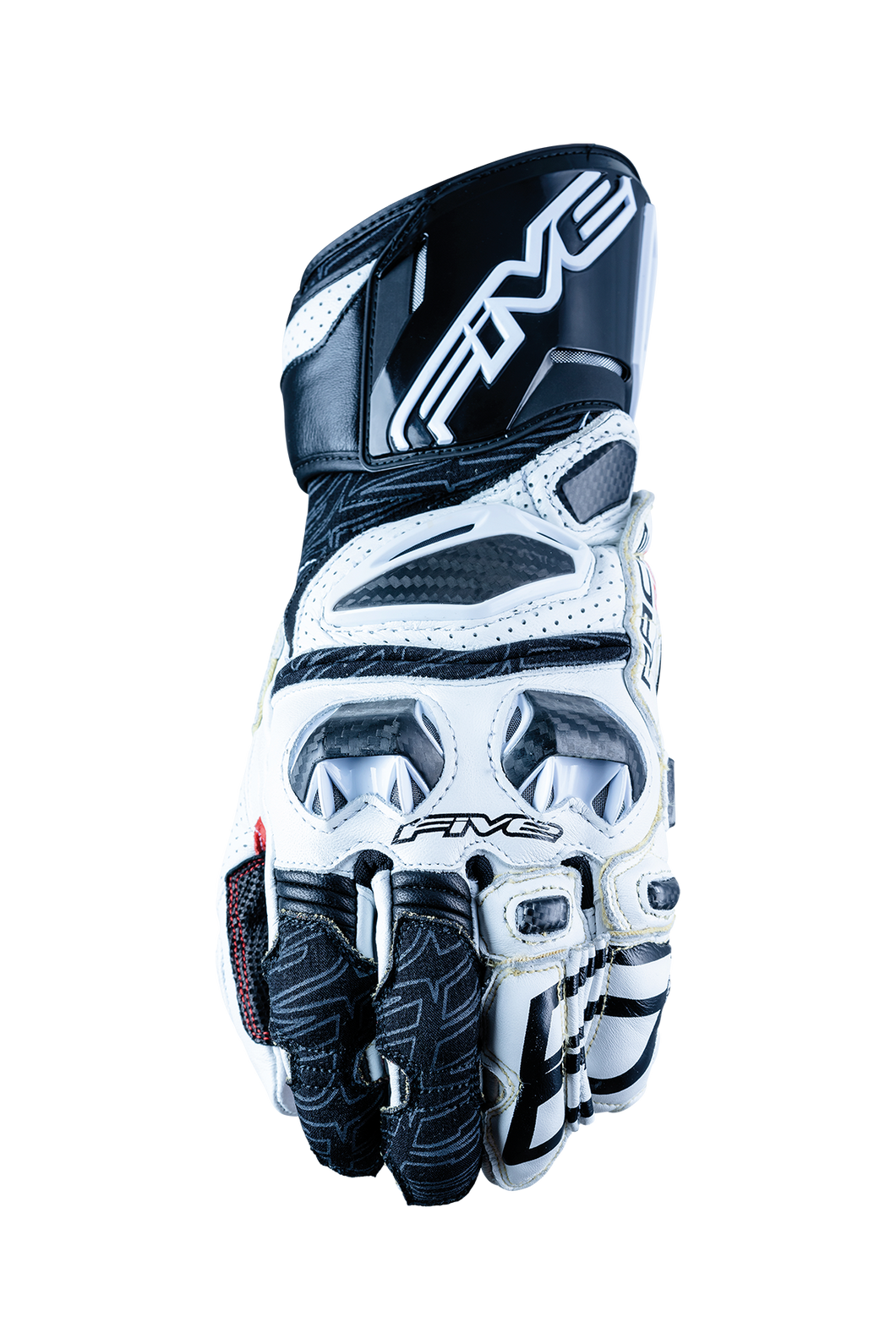 01210140 - FIVE GLOVES - RFX RACE - WHITE/BLACK