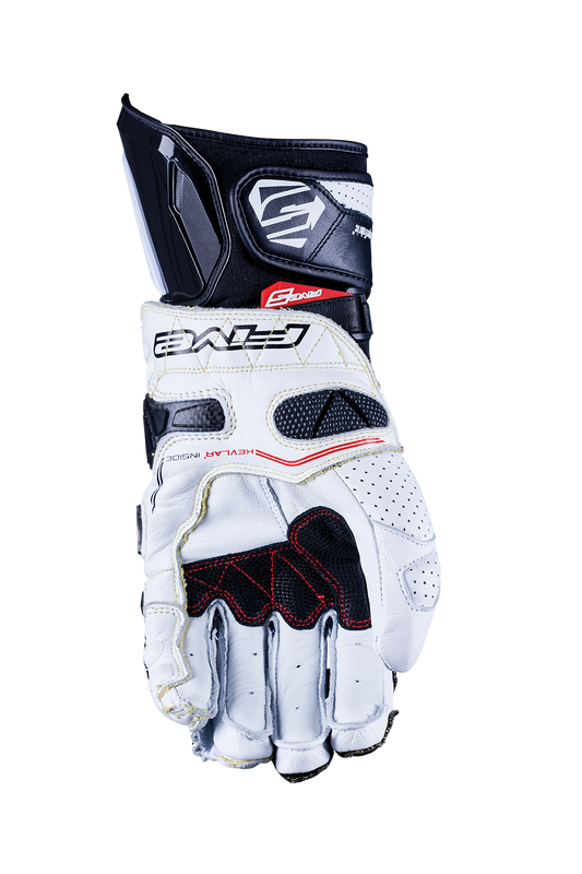 FIVE GLOVES - RFX RACE - WHITE/BLACK