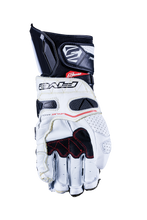 Load image into Gallery viewer, 01210140 - FIVE GLOVES - RFX RACE - WHITE/BLACK
