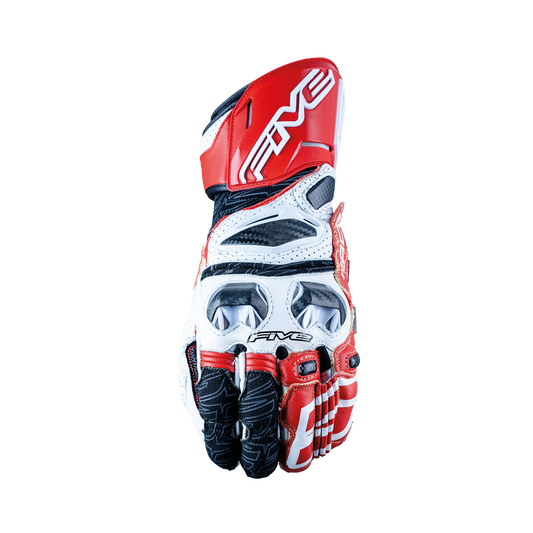 FIVE GLOVES - RFX RACE - WHITE/RED