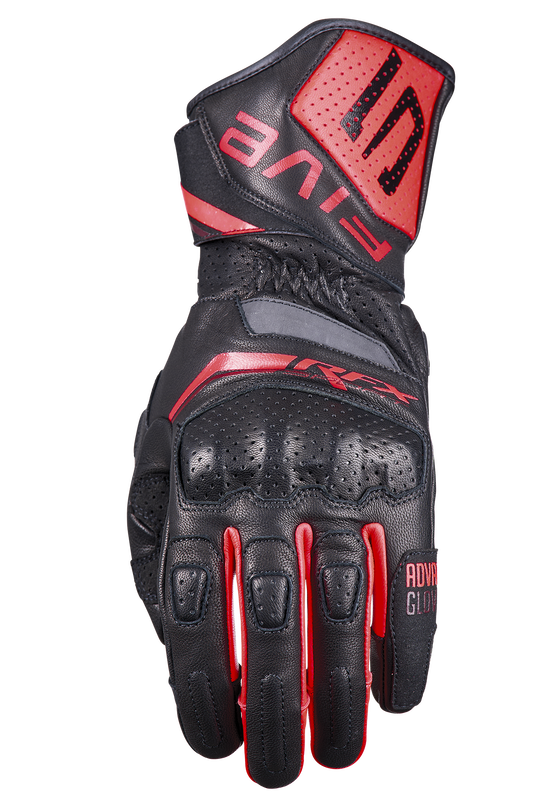 FIVE GLOVES - RFX SPORT EVO - BLACK/FLUO RED